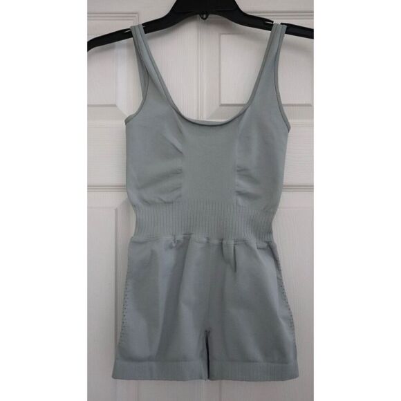 Free People Movement Women's Sz XS/S Sage Green Good Karma High Neck Runsie - Picture 1 of 11